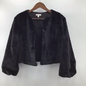 GB Girls Black Teddy Jacket